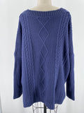 Natural Reflections Blue Sweater, XL