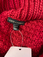 Coco + Carmen Red Sweater, One Size
