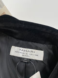 Tahari Black Houndstooth Jacket, 6 Petite