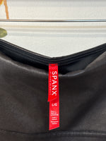 Spanx Black Shiny Leggings, L