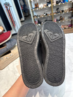 New Roxy Black Boardwalk Loafers, 8.5