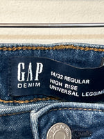 Gap High Rise Universal Legging Jeans, 14