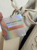 New Skechers Off White Wedge Shoes, 10