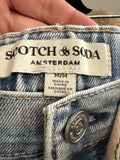 New Scotch & Soda Amsterdam Button Fly 30" Inseam Jeans, M (retail $178)
