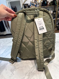 New Vera Bradley Sage Green Ultralight Compact Backpack