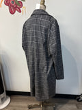 Evy's Tree Gray Plaid Jacket, 1X