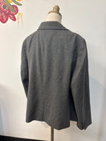 Talbots Gray Wool Blend Blazer Jacket, 16W