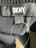 DKNY Black Studded Sweater, L