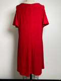 MSK Red Open Shoulder Dress, XL