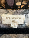 World Market Print Dress, L/XL