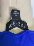 Perceptions Blue Dress, M Petite