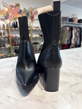 Blondo Black Waterproof Leather Izzy Boots, 9