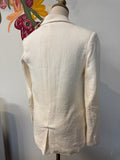 Forever 21 White/Ivory Blazer Jacket, S