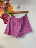 Loft Purple Drawstring Shorts, 4 Petite