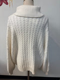 Coco + Carmen White Sweater, XXL