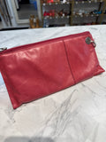 Hobo Pink Leather Wristlet, 10"x5"