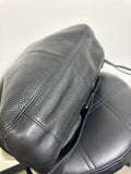 Banana Republic Black Leather Crossbody Bag, 12"x10"