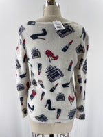 Tricotto White Sweater, M