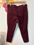 NYDJ Burgundy Ami Jeans, 14