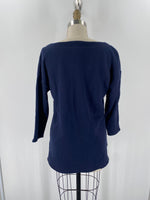 New Talbots Navy Top, S