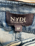 NYDJ Marilyn Straight 24" Inseam Jeans, 8 Petite