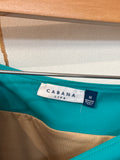 Cabana Life Green Swim Skort, M (retail $52)