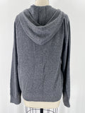 Michael Kors Gray 100% Cashmere Hooded Cardigan, M
