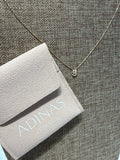Adinas Jewels Gold Plated Sterling Silver Lower Case "g" Necklace