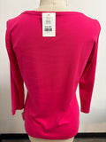 New Talbots Pink 100% Pima Cotton Tee, M