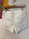 Eunina White Denim Shorts, M