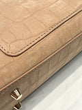 Furla Tan Leather 1927 Top Handle Mini Bag, 8.27 x 6.3 x 3.35