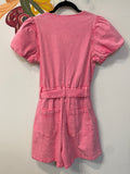 New Skies Are Blue Pink Romper, S