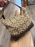 Coach Brown Park Signature Hobo 23279, 12.5"x14"