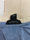 Ann Taylor Blue Top, L