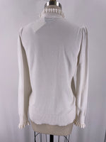CeCe White Sweater, L