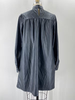 Who What Wear Black Faux Leather Dress, XS