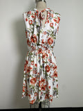 White Birch Floral Dress, L