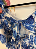 Sugar Lips Blue Romper, M