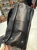 New Aimee Kestenberg Black Lovers Lane Leather Convertible Backpack, 10.5x 10x5.25"