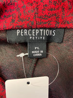 Perceptions Red Dress, L Petite