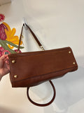 Michael Kors Brown Leather Hamilton Bag, 14"x13"