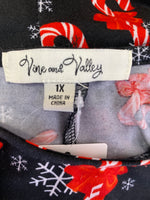 Vine & Valley Candy Cane Dress, 1X