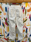 Hollister White Ultra High Rise Dad 30" Inseam Pants, 25 (0)