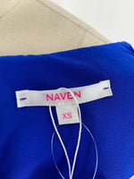 Naven Blue Open Front Jacket, XS