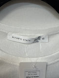 Altar'd State White Top, M (runs small)