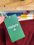 New Halara Red Corduroy Wide Leg 27" Inseam Pants, L Petite