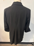 Black Tape Black Blazer 3/4" Sleeve Jacket, L
