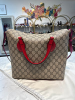 Gucci GG Supreme Monogram Linea A Foldover Tote (like new condition!)