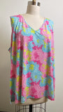 Belle Kim Gravel Pink Top, 3X