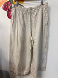 Anthropologie 100% Linen 25" Inseam Pants, XL